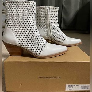 Coconut by Matisse Golden Hour western boot white 7.5